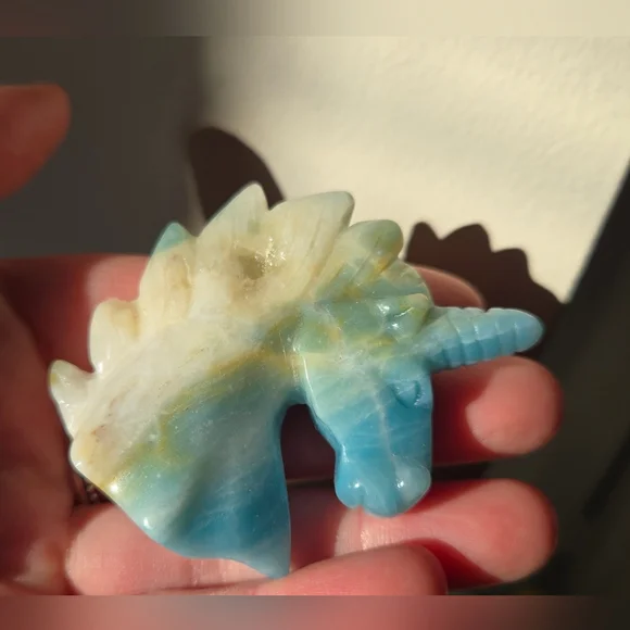 Asian Amazonite Unicorn - Picture 3 of 9